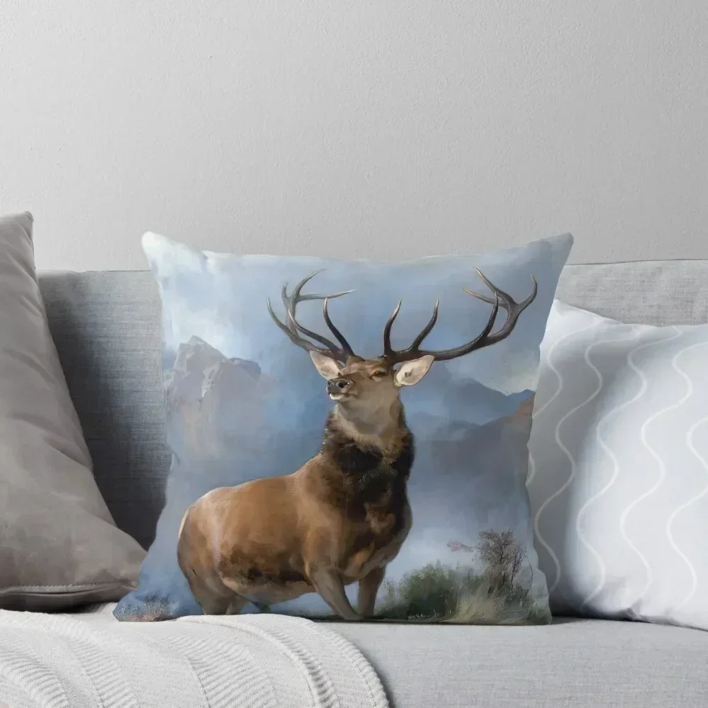 

The Monarch of the Glen - Edwin Henry Landseer - 1851 Throw Pillow Decorative pillowcase Sofa Cushions Cover pillow