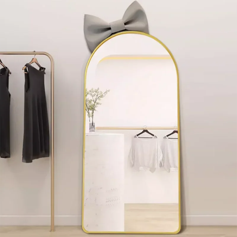 Oval Girls Mirror Bathroom Aesthetic Full Body Bedroom Mirror Luxury Standing Espejos Decorativos De Pared Decorative Mirrors
