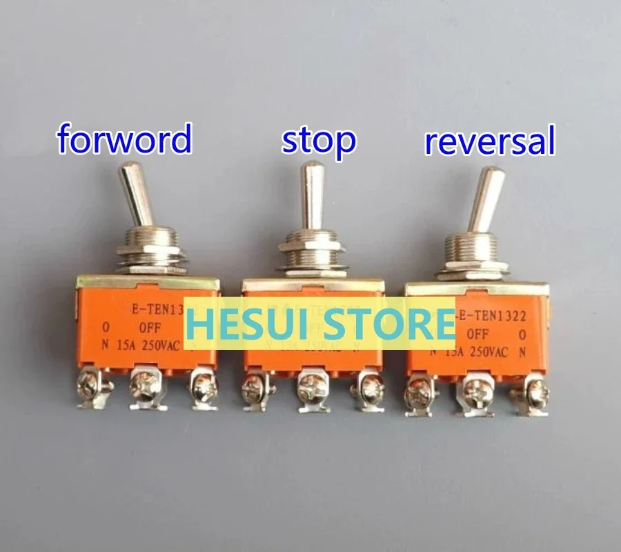Dc motor manual forward and reverse knob switch forward and reverse stop third gear