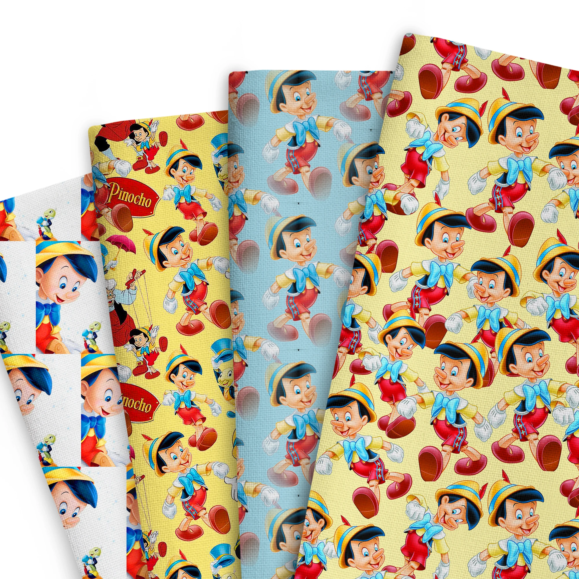 

50*145cm Pinocchio Patchwork Polyester Cotton Fabric For Tissue Sewing Quilting Fabrics Needlework Material DIY Handmade