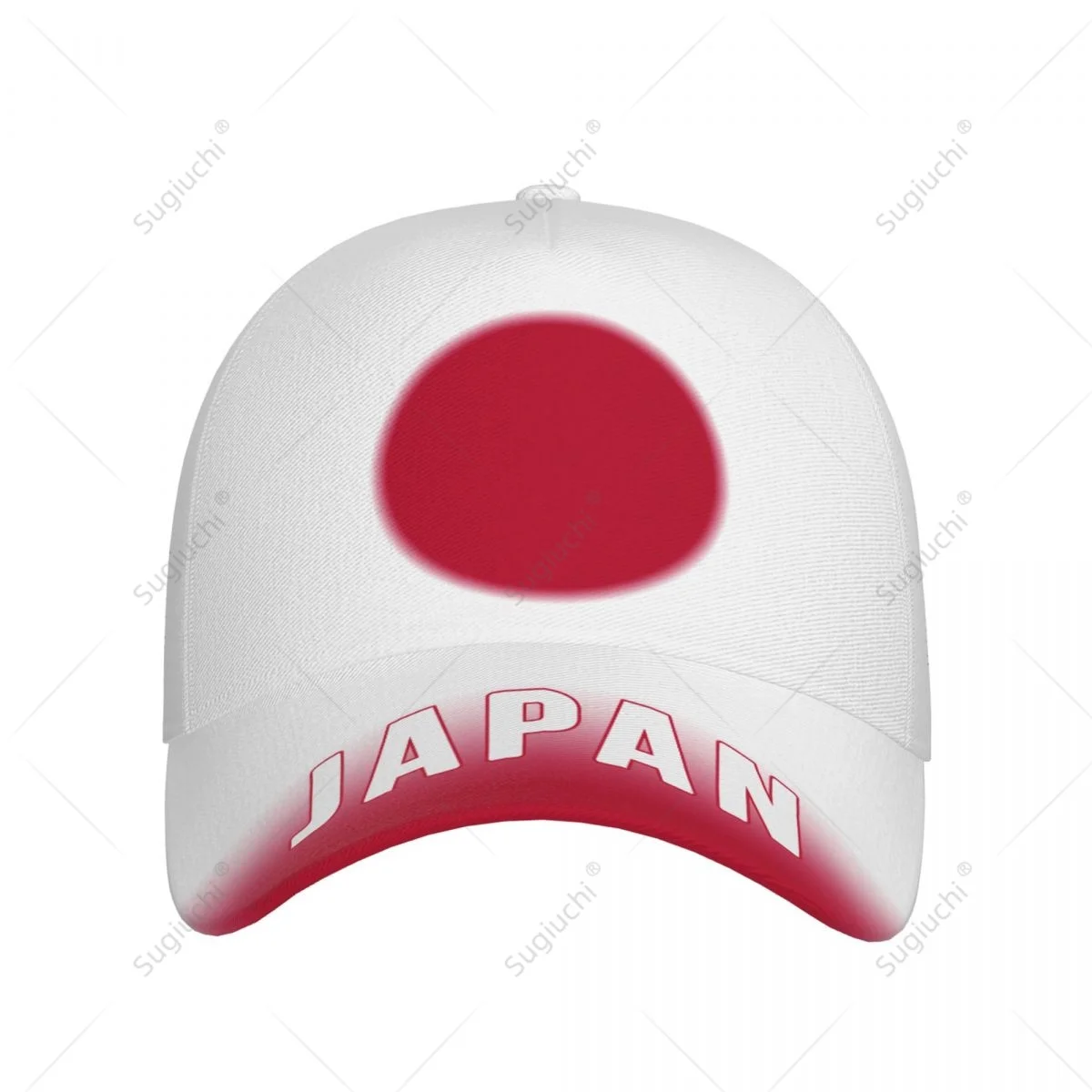 Unisex Baseball Cap Hat Japan Flag Gradient Color 3D Printing for Tennis Outdoor Bike Bicycle Golf Baseball Sports Fans