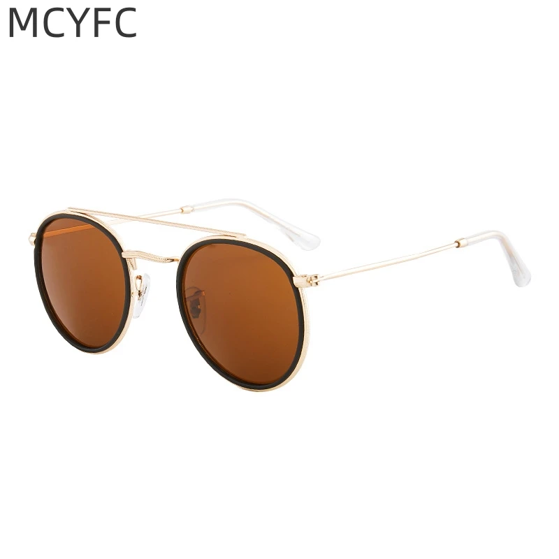 

MCYFC Custome Sunglasses for Men Metal Meterial Vintage Western Style Sun Glasses for Women Fashion Trend Eyeglasses for Male