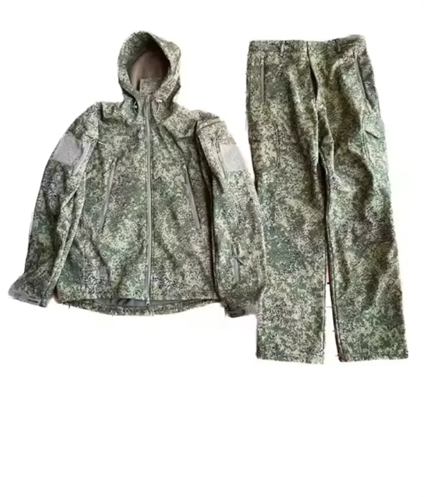 TACTICAL TOM VDV Little Green Man EMR Jungle Cold proof Fleece Outdoor Waterproof Forest Soft Shell Tactical Stormtrooper