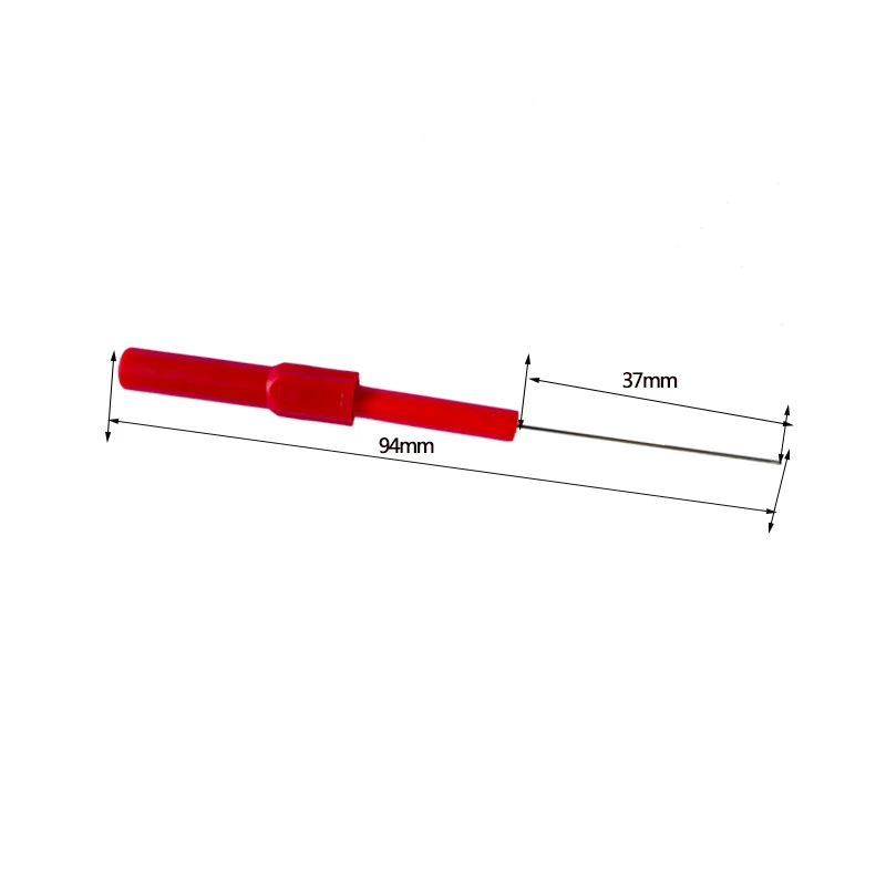 2 stücke Flexible Zurück Sonde Draht Brechen Kostenloser Test Rod Tip 4Mm Bananen Buchse Sicher Und Zerstörungsfreie Punktion – Detail 4