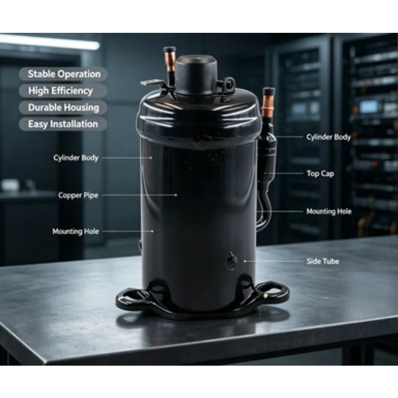 Dual Model Rotary Refrigeration Compressor BSA356CV R1AN BSA645CV R1EN R134a For Dehumidifier Small Air Conditioning Cooling