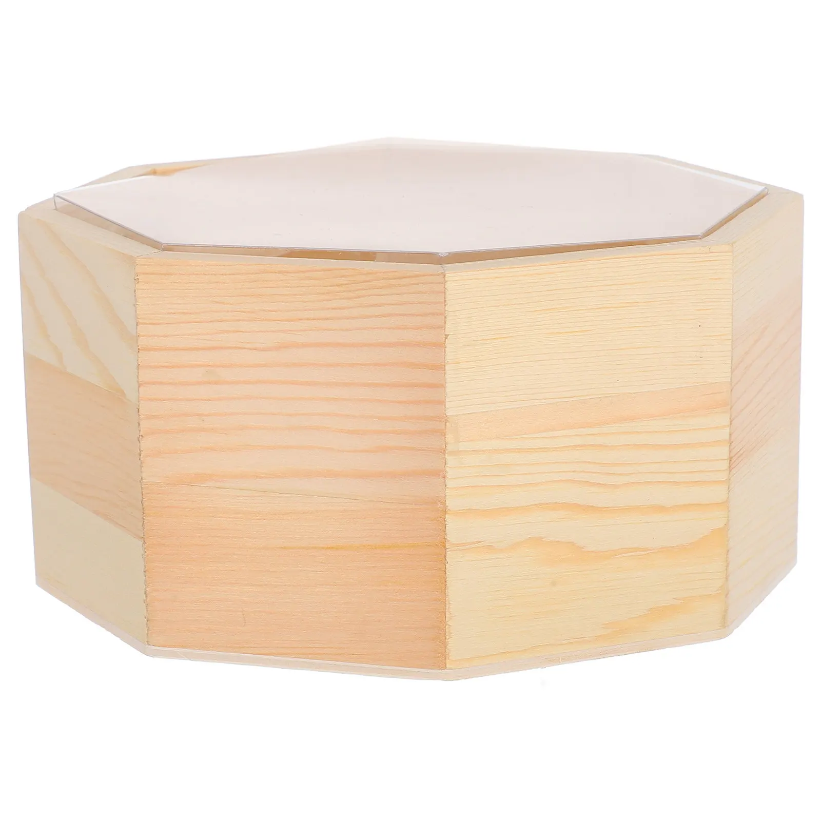 

Retro Wooden Jewelry Display Box With Clear Window For Rings Necklaces Earrings Gift Wrapping Home Decor Bridal Wedding Supplies
