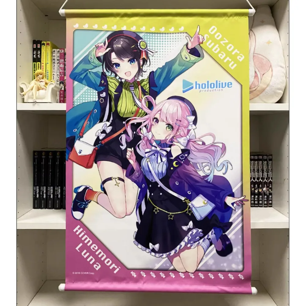

Hololive Vtuber Oozora Subaru Himemori Luna Anime Hanging Painting Wall Art Printing Home Poster Bedroom Decor