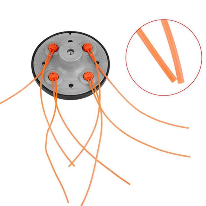 1 Stück Universal 4 Linien Bump Speed Feed String Trimmer Kopf Gras Trimmer Kopf Für Rasenmäher Pinsel Cutter Kopf