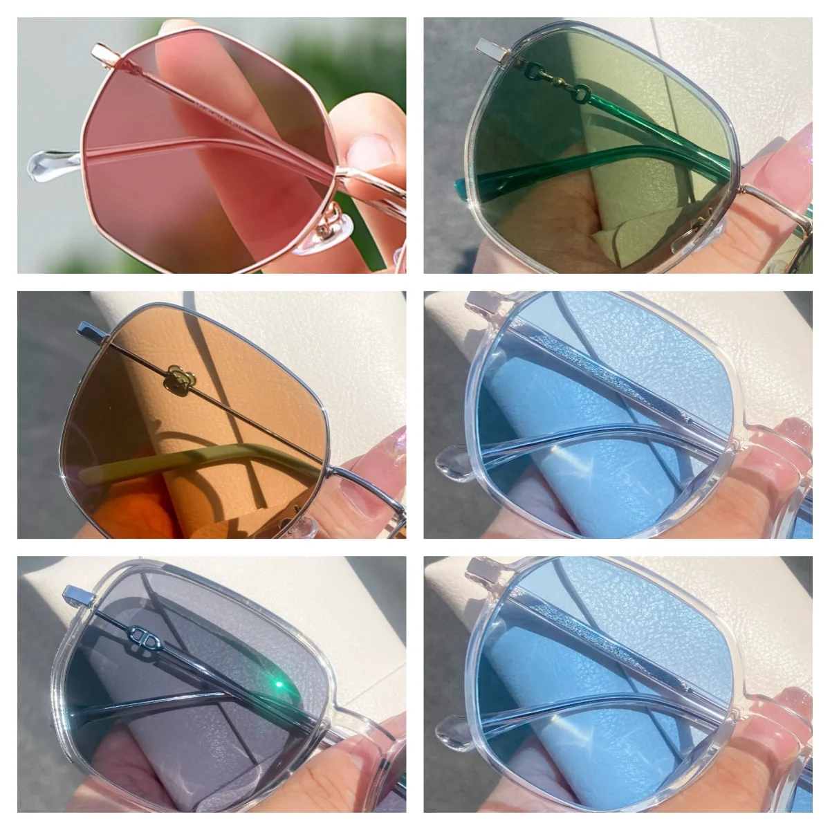 2pcs Photochromic Multifocal Progressive Lens CR-39 Resin Aspheric Glasses Lenses Anti Blue Ray UV400 Sun Prescription