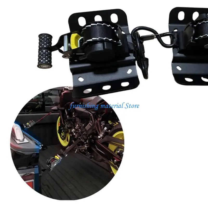 

Y5GD Automatic Recycling Tensioner Strap Tie Down Straps for Motorcycles Car