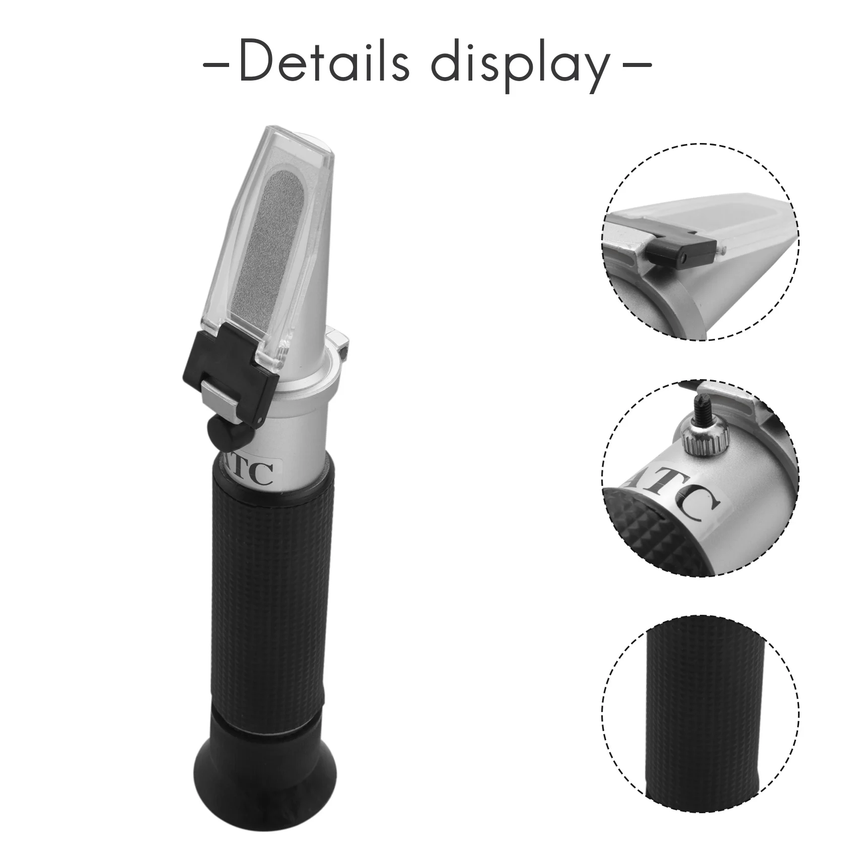 A77I Salinity Refractometer For Seawater And Marine Fishkeeping Aquarium 0-100 Ppt With Automatic Temperature Compensation