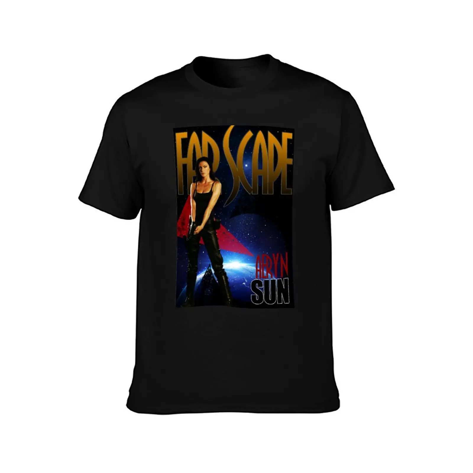 Peacekeeper Aeryn Sun T-Shirt Basic Crew Neck Short Sleeve Top T-Shirt