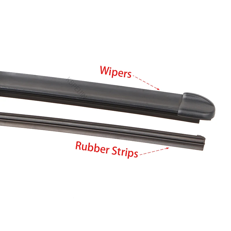 Borracha Strip Car Wiper Blade, Refill Wipers Acessórios, Honda XR-V 2015-2024, Largura de 5mm, 1 Conjunto