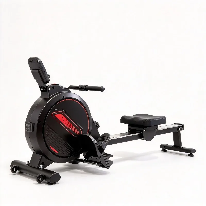 Foldable Magnetic Rowing Rower Stylish Household Fitness Machine Equipment for Full Body Fat Burning Body Shaping Workout