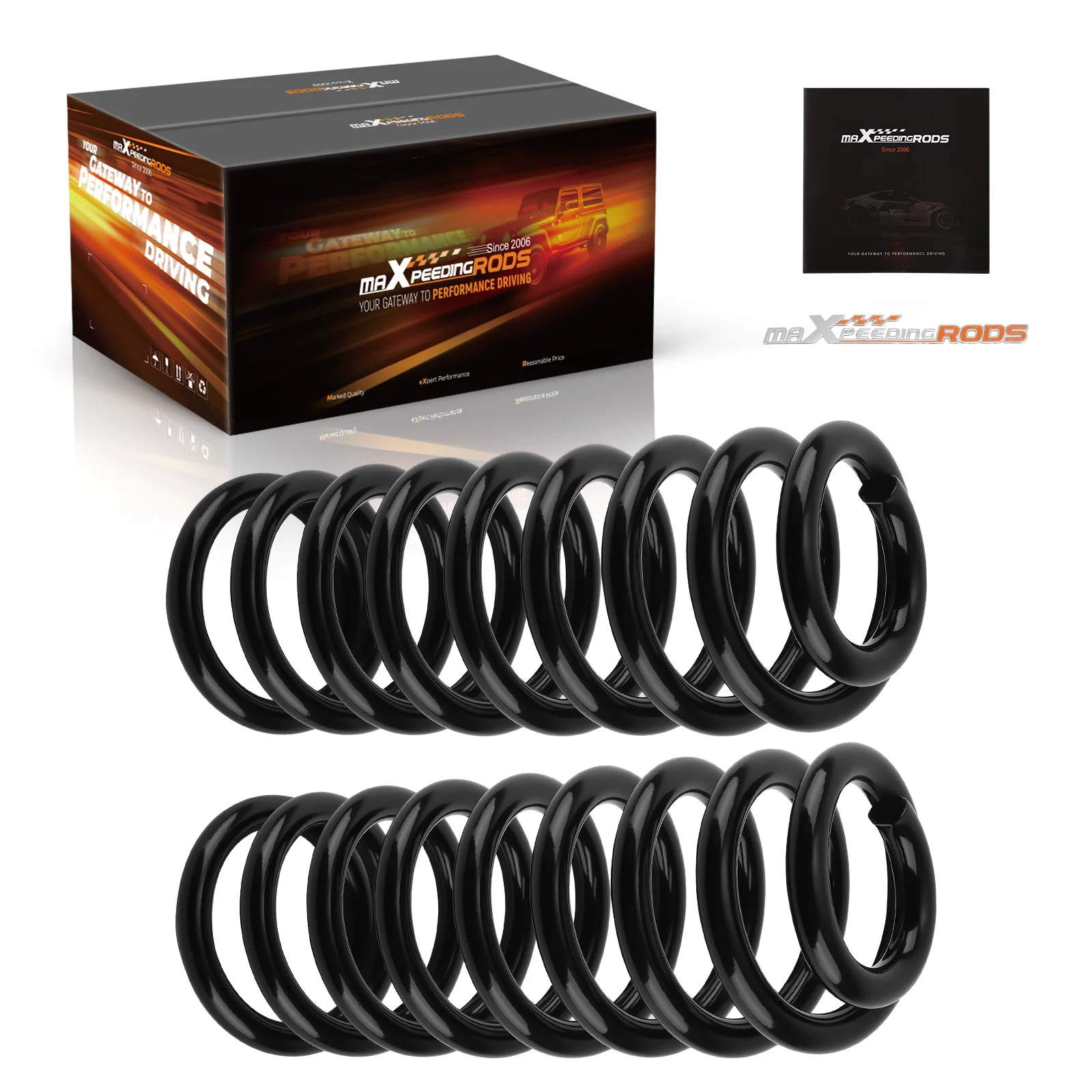 

Передние пружины с занижением на 2 дюйма для Ford F150 2004-2013, с порошковым покрытием, высокопроизводительные