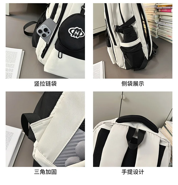 حقيبة ظهر كاجوال حقائب مدرسية حقيبة ظهر صغيرة للطلاب في الحرم الجامعي حقائب مدرسية يومية للسفر والتنقل حقيبة عمل مقاس 14 بوصة