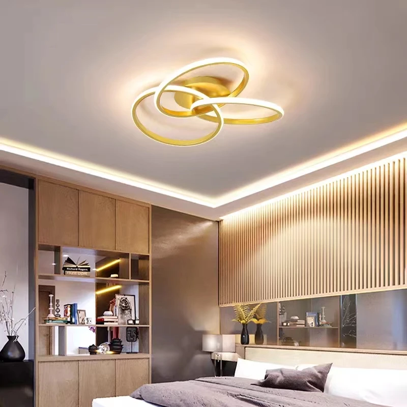 Modern LED Ceiling Light For Living Dining Room Master Bedroom Home Indoor Decor Fixture Dimmable Chandeliers Indoor Lamp