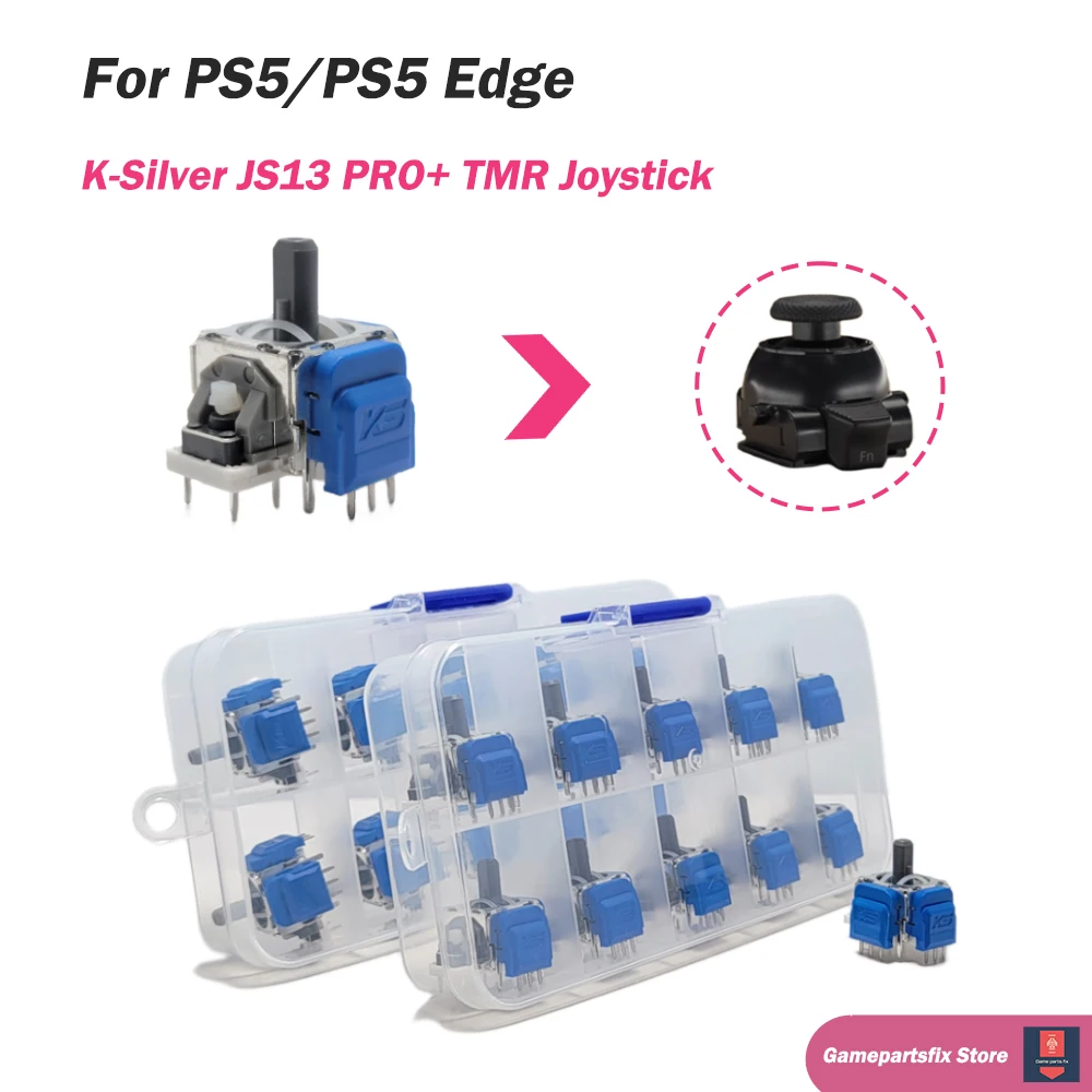 2/10 szt. K-Silver JS13 PRO+ Joystick Zamiennik do PS5 Edge TMR Elektromagnetyczny Joystick Analogowy 3D ThumbStick do PS5 — zdjęcie produktu 3
