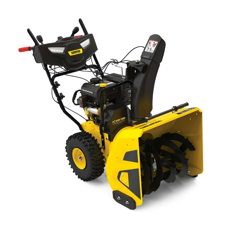 

Champion Electric Start Hand Push Self Propelled Snow Efficient Equipment 3 Point Gasoline Snow Sweeper Snow Blower