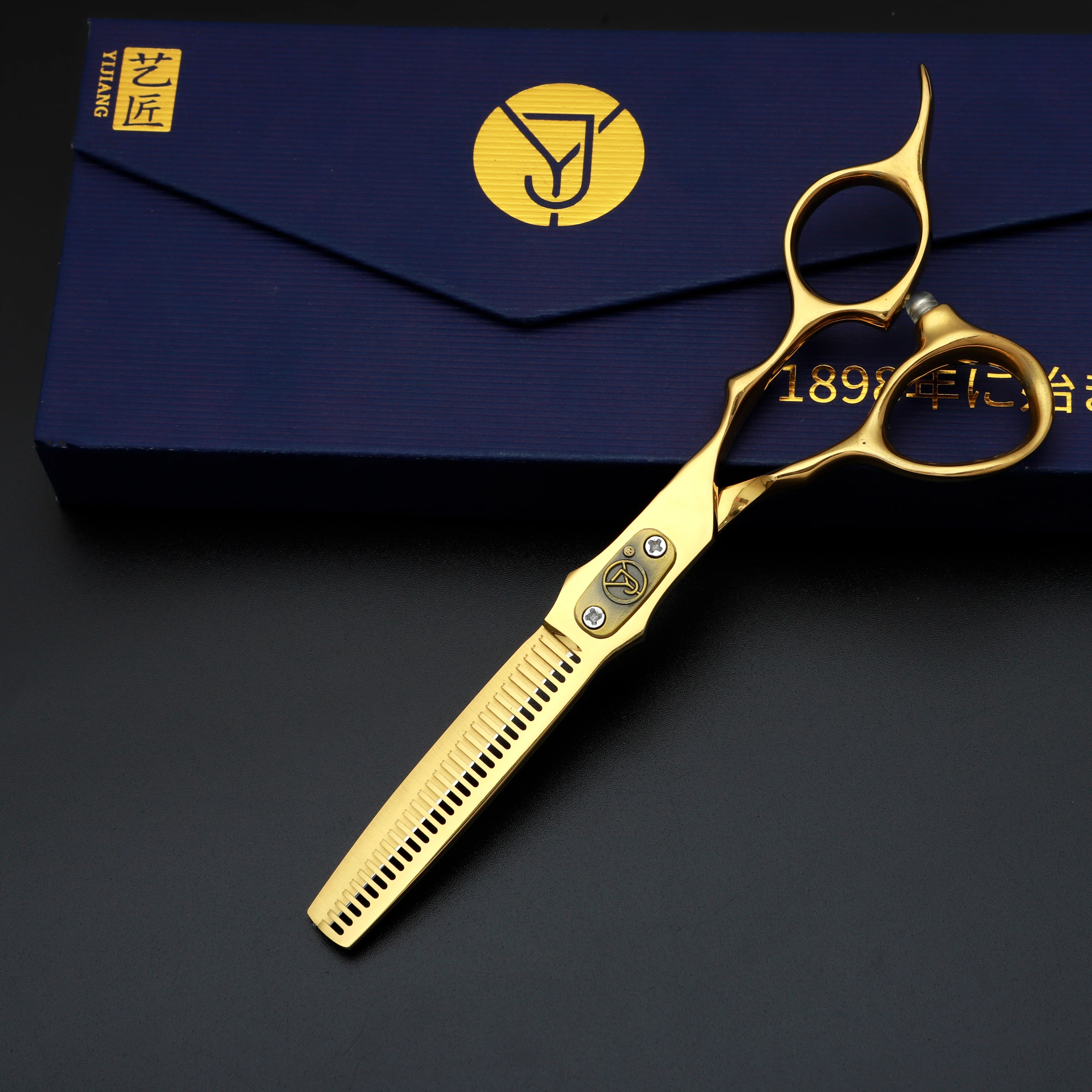 Silver Cover Pipe Handle Professional High-End Hairdressing Scissors - Very Sharp Scissors ...