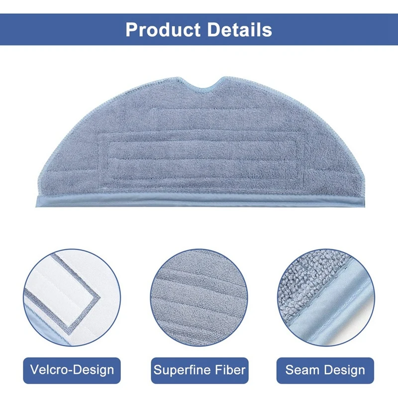 AB43-For Roborock S8/S8+, S7/S7+, S7 Maxv Ultra, S7 Maxv, S7 Pro Ultra Vacuum Cleaner Main Side Brush Hepa Filter Mop Cloth