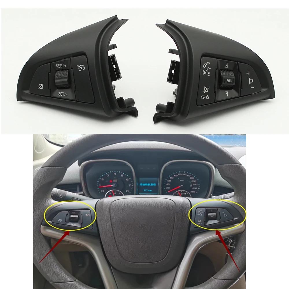 Compatible For Chevrolet Cruze 2009 2010 2011 2012 2013 Car Steering Wheel Button Audio Volume Button Cruise Control Switch