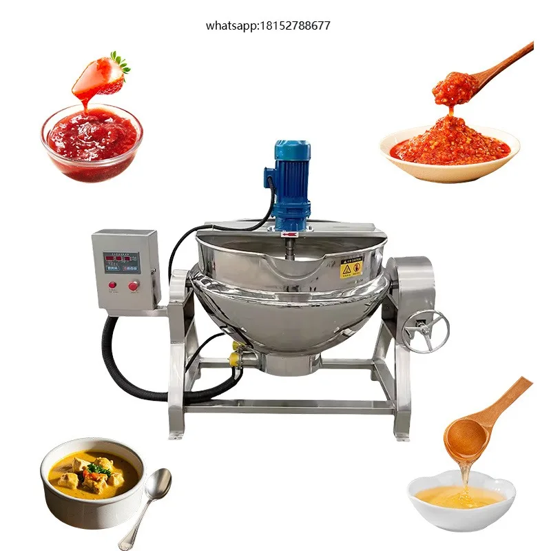 Industrial Cooking Pot Electric/Steam/Gas Heating Milk Boiling Machine
