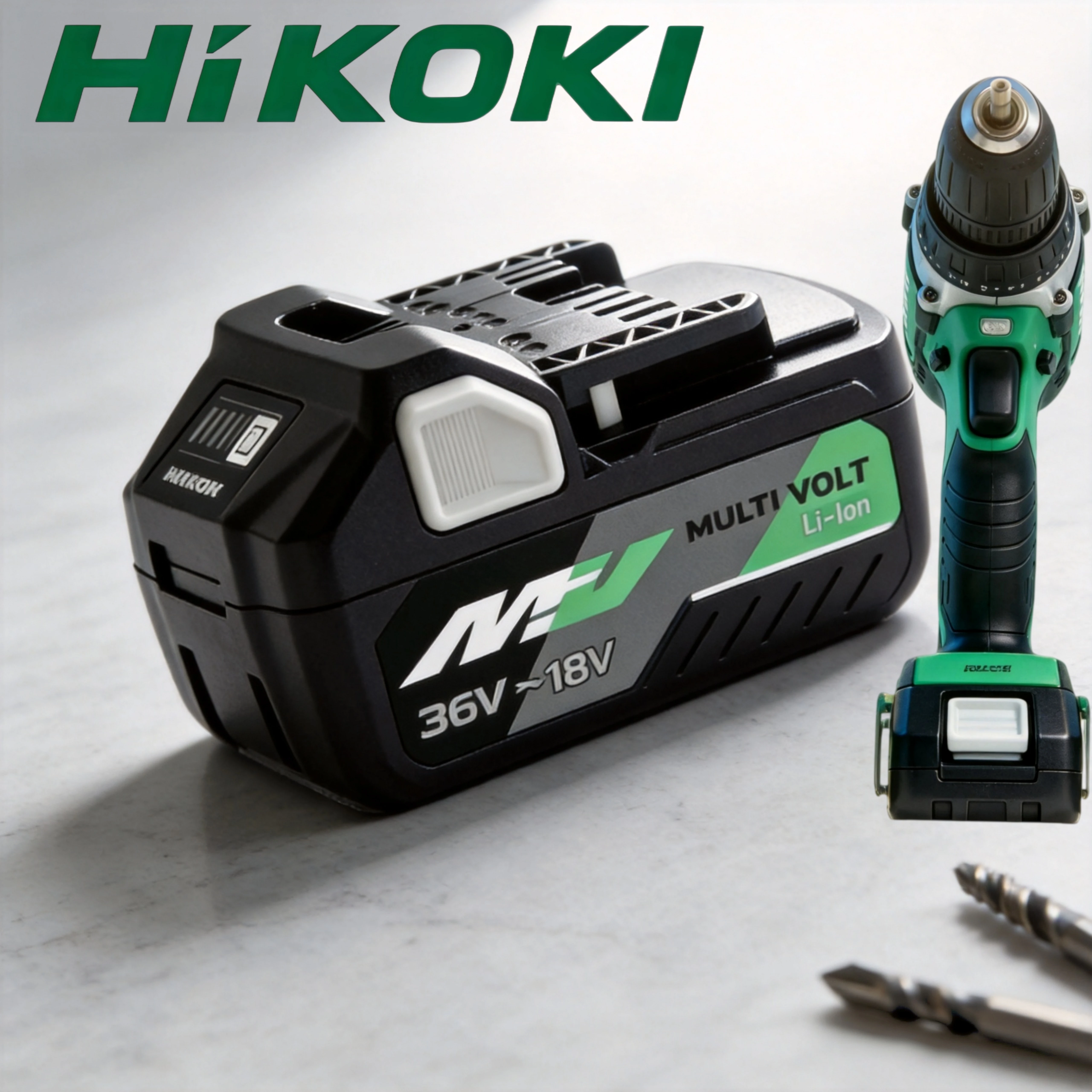 HiKOKI Lithium-ion Battery,18V/36V Dual Voltage Suitable for Brushless Drills,efficient Heat Dissipation, Stable Power Supply
