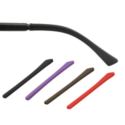 4/10pcs Silicone Anti Slip Eyeglasses Glasses Temple End Tips Cover Elastic Non Slip Temple Tips Holder Glasses Accessories