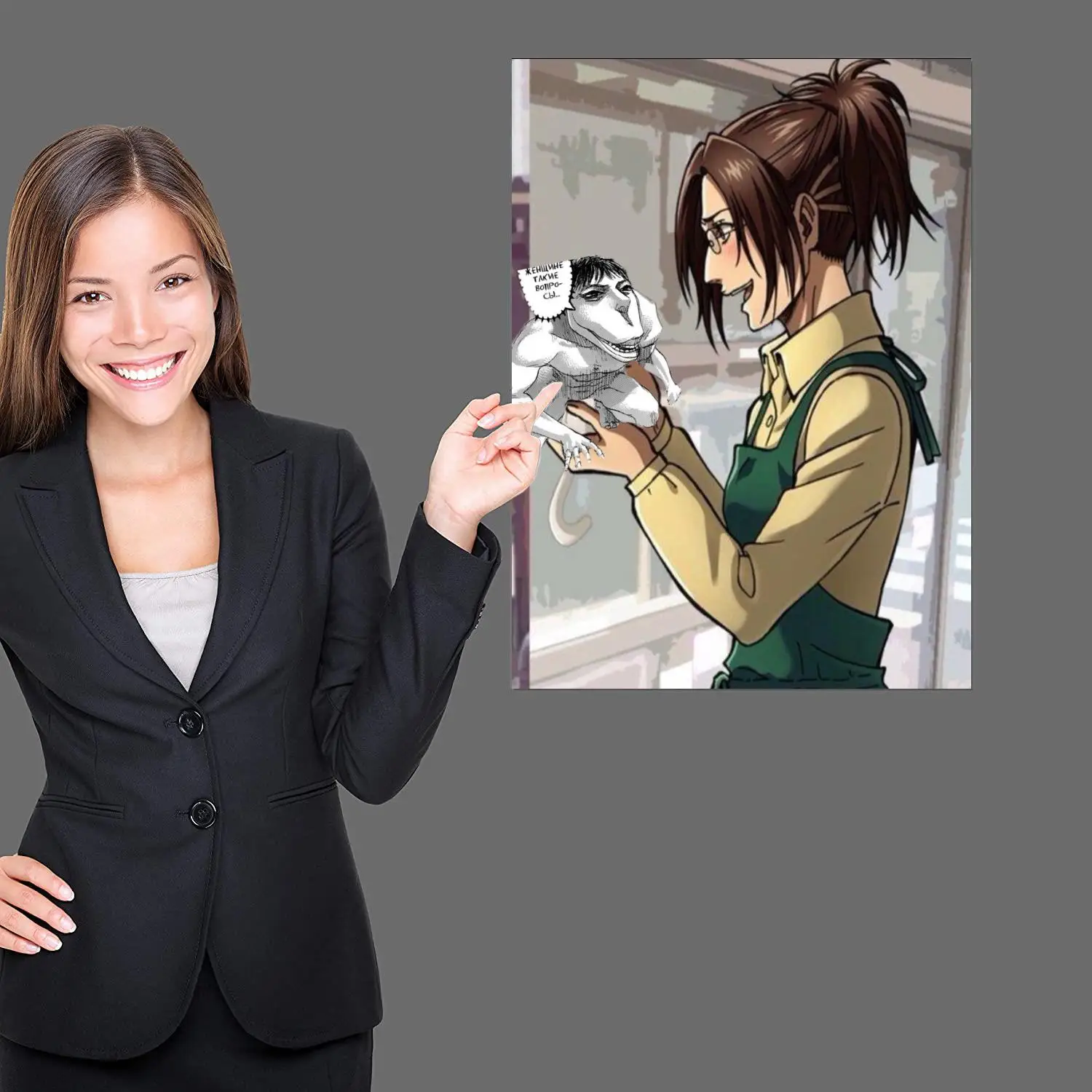 hanji zoe anime character Canvas Art Poster and Wall Art, Picture Print, Modern Family, Bedroom Decor, Posters