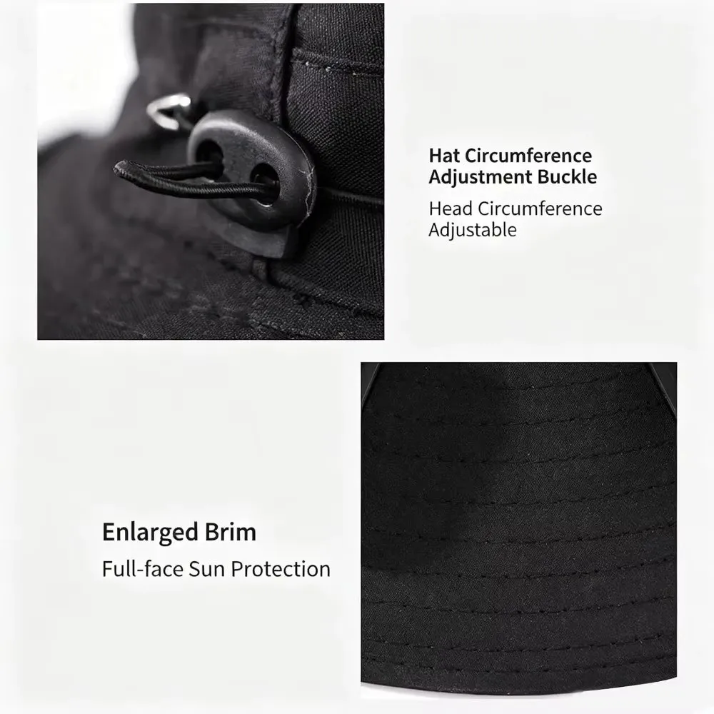 New 6 Fans Solar Fan Hat Breathable UV Protection Solar Sun Cap Adjustable Wide Brim Solar Cooling Hat Outdoor Hiking