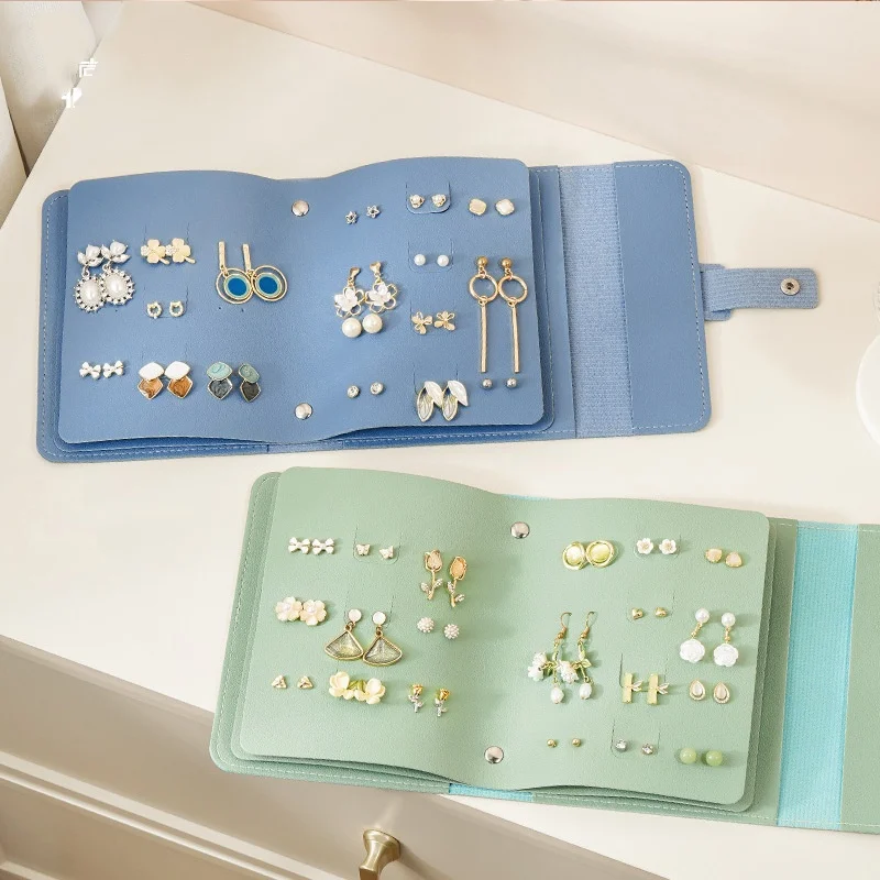 

Creative Multi-Functional Earring Storage Bag Portable Jewelry Case Large Capacity Accessory Organizer Pouch for Ear Decor