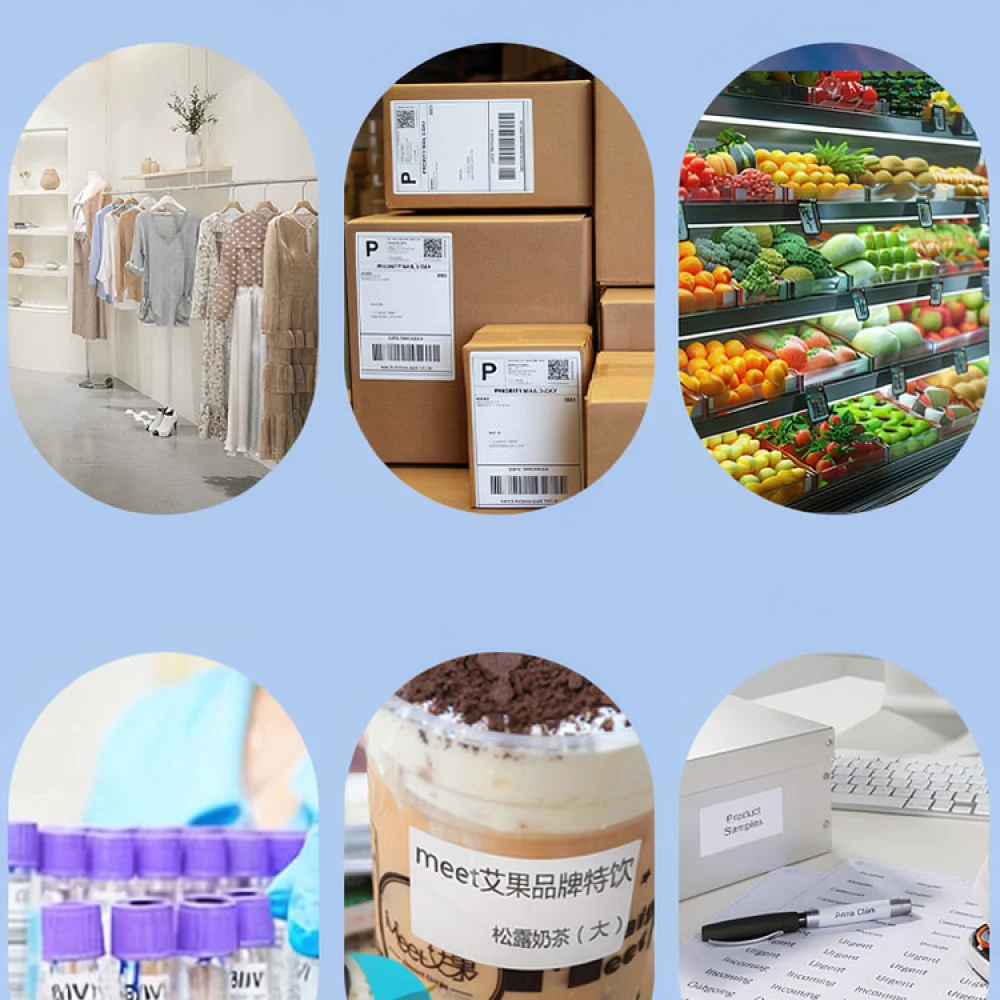 Matte A4 Self Adhesive Paper Labels For Shipping Address Barcode Tags Blank Sticker Sheets Laser Inkjet Office Printer
