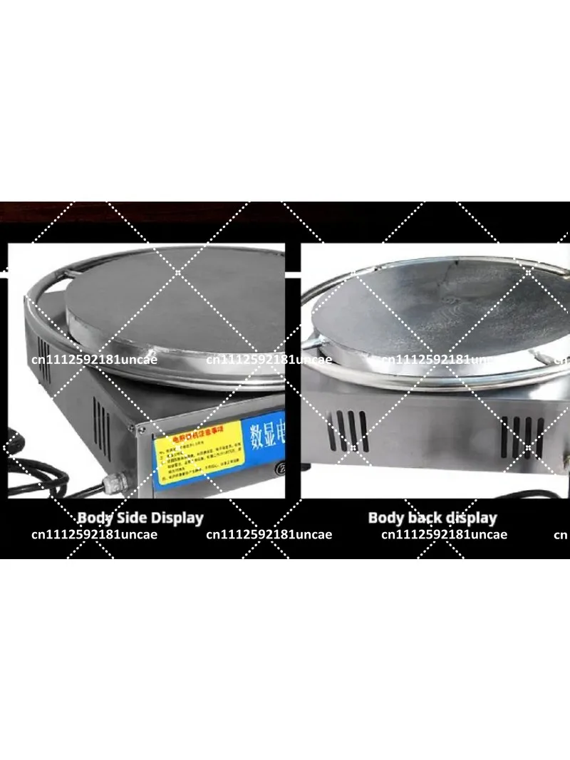 45cm Commercial Rotating Crepe & Sandwich Maker, Automatic Electric Pancake Machine