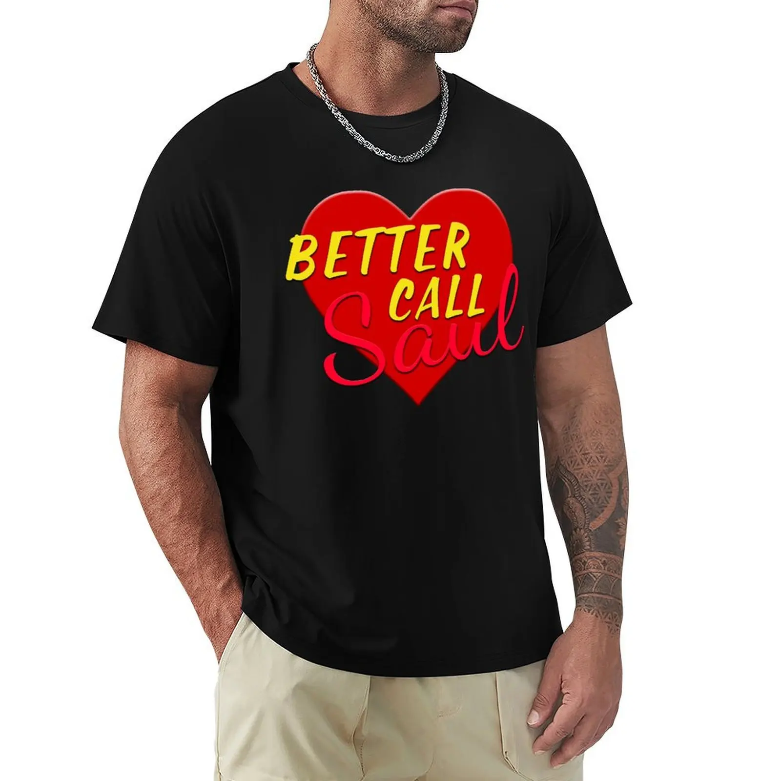 

Heart Better Call Saul T-Shirt graphics graphic tee shirt new edition graphic tees men