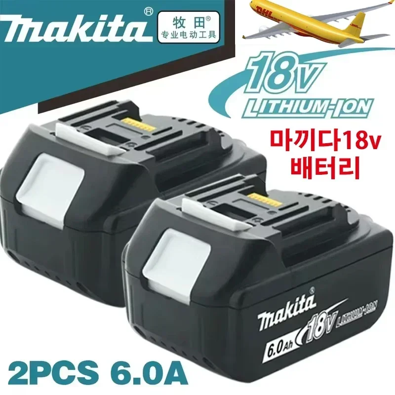 

100% Genuine Makita 6Ah/5Ah/3Ah for Makita 18V Battery BL1840 BL1830B BL1850B BL1850 BL1860 BL1815 Replacement Lithium Battery