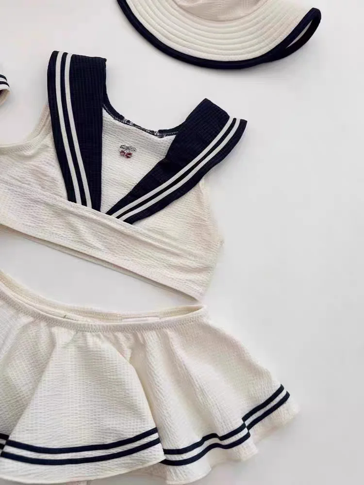Toddlers Girls Cherry Swimwear Sets Ruffles Backless S5ea8141f773c498d8a9ccd7382743854w