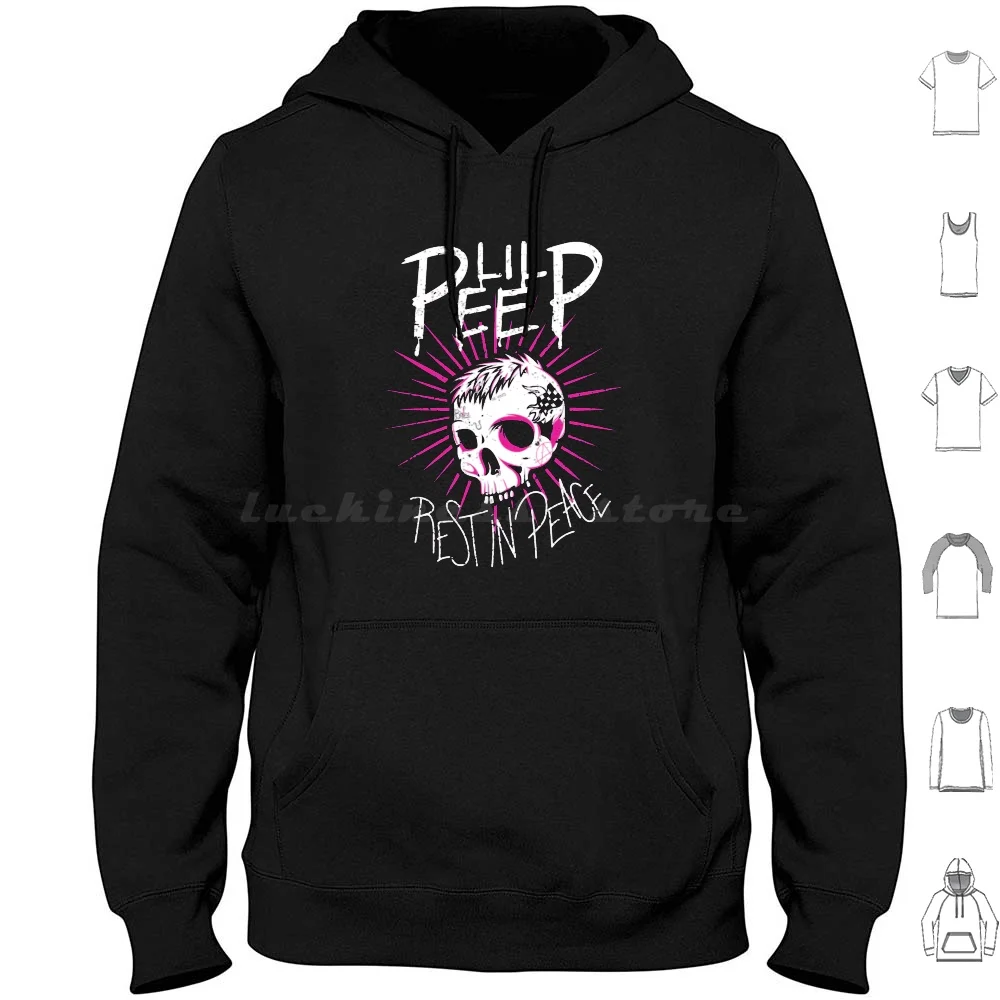 Lil Peep T-Shirtrip Peep Tribute Hoodies Long Sleeve Lil Peep T Shirtrip Peep Tribute