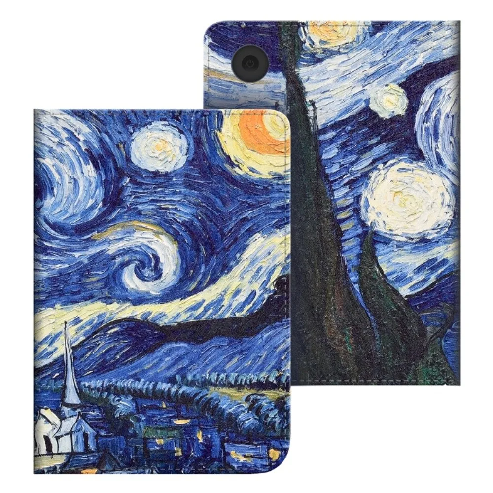 Stand Function E-Reader Case Hand Strap Magnetic Closure Protective Cover Auto Sleep/Wake Precise Fit for Kobo Clara Color/2E/BW