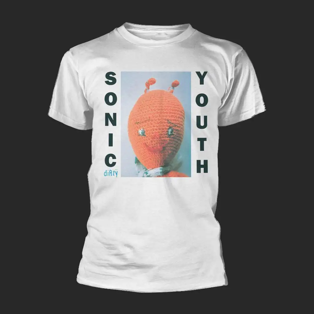 

Sonic Youth Dirty T-Shirt Peripheral Pattern Printing Summer Luxury Brand Cotton Men's and Women's T-Shirts Short Sleeves