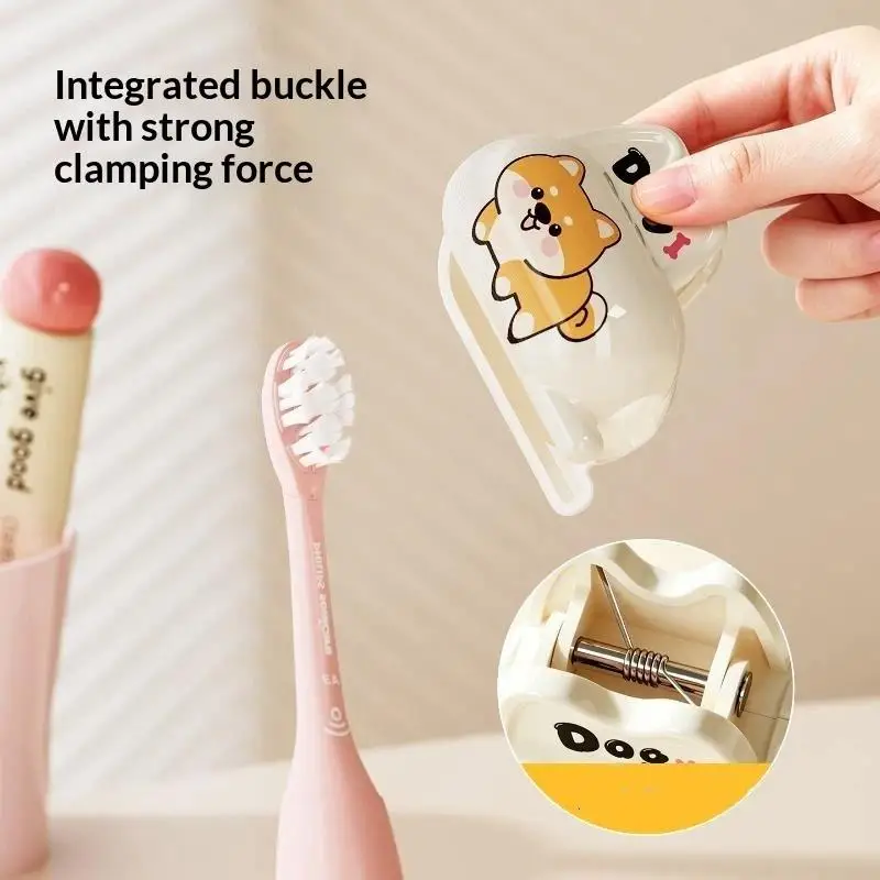 1/3Pcs Portable Plastic Toothbrush Head Cover Clips Dustproof Head Protector Cap