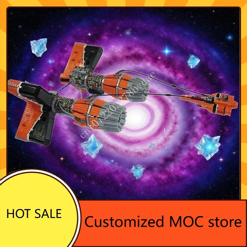 

3544 шт. MOC Starfighter, креативная сборка DIYA, космическая битва, праздничные пазлы, Podracer Sebulba UCS, подарки на Рождество и день рождения для детей