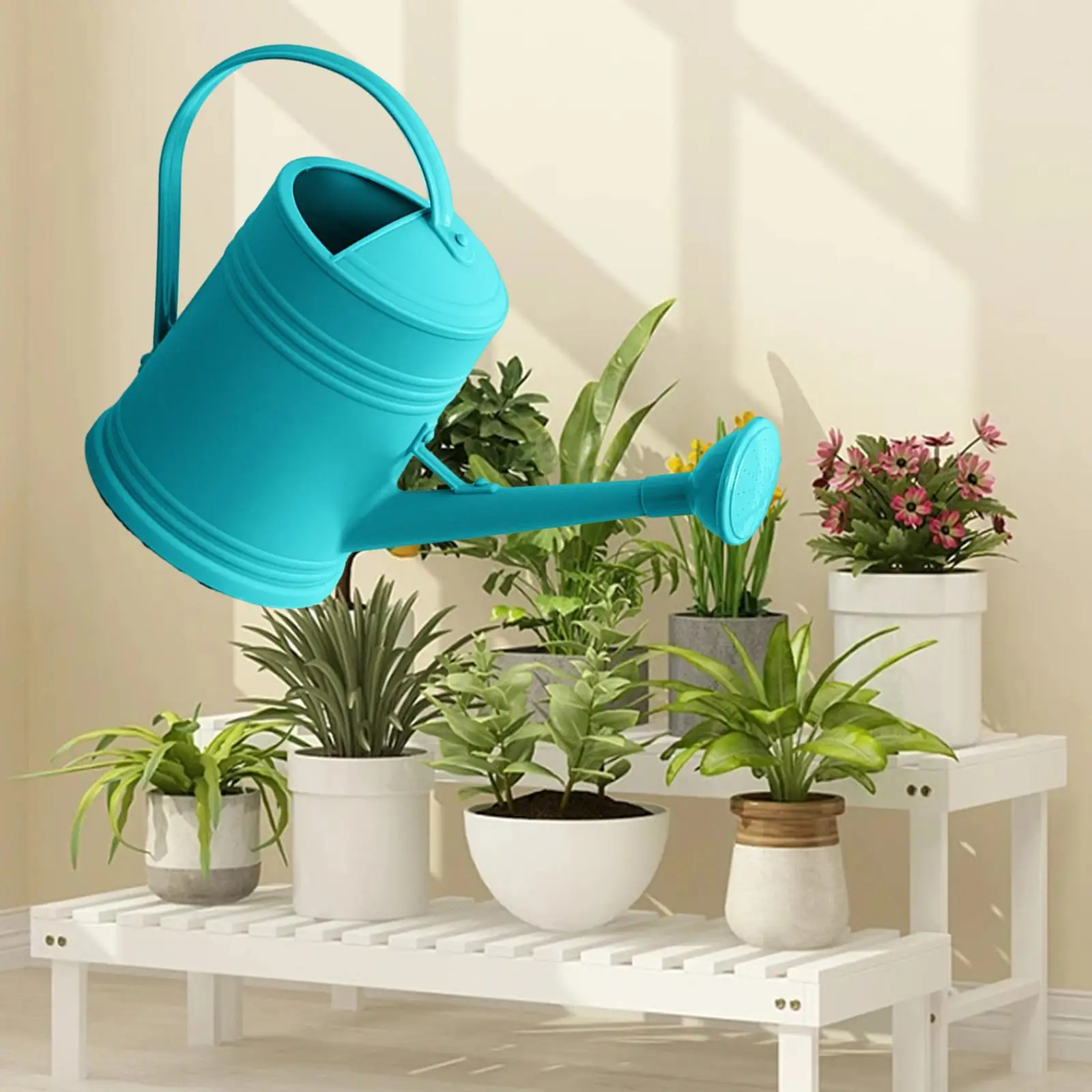 

Long Spout Watering Can 0.5 Gallon Long Mouth Large Capacity Flower Watering Can