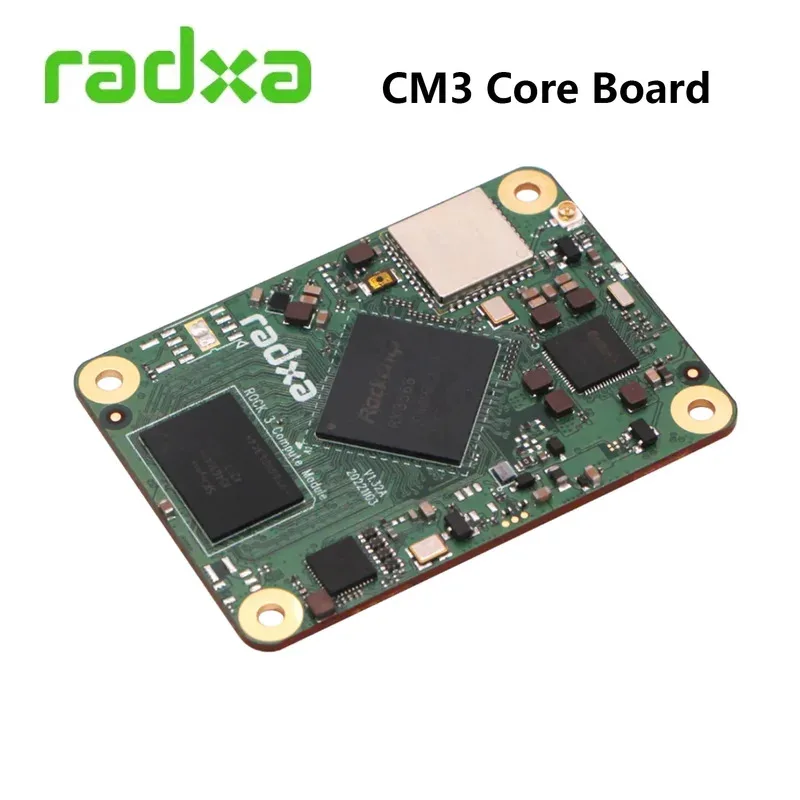 

Вычислительный модуль Radxa CM3 на основе Rockchip RK3566 SoC, четырехъядерный кронштейн Cortex-A55, совместимый с плинтусом Raspberry Pi