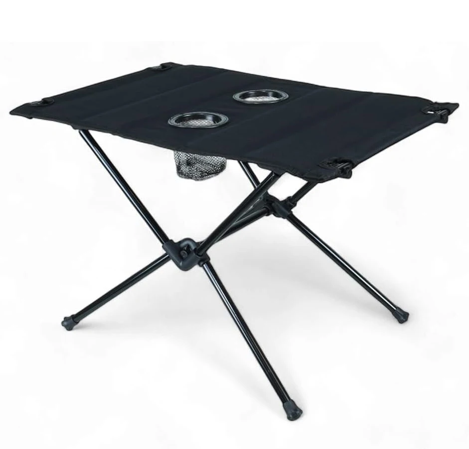 Custom Outdoor Picnic Portable Foldable Fishing Beach Steel Camping Folding Tablepromote sales