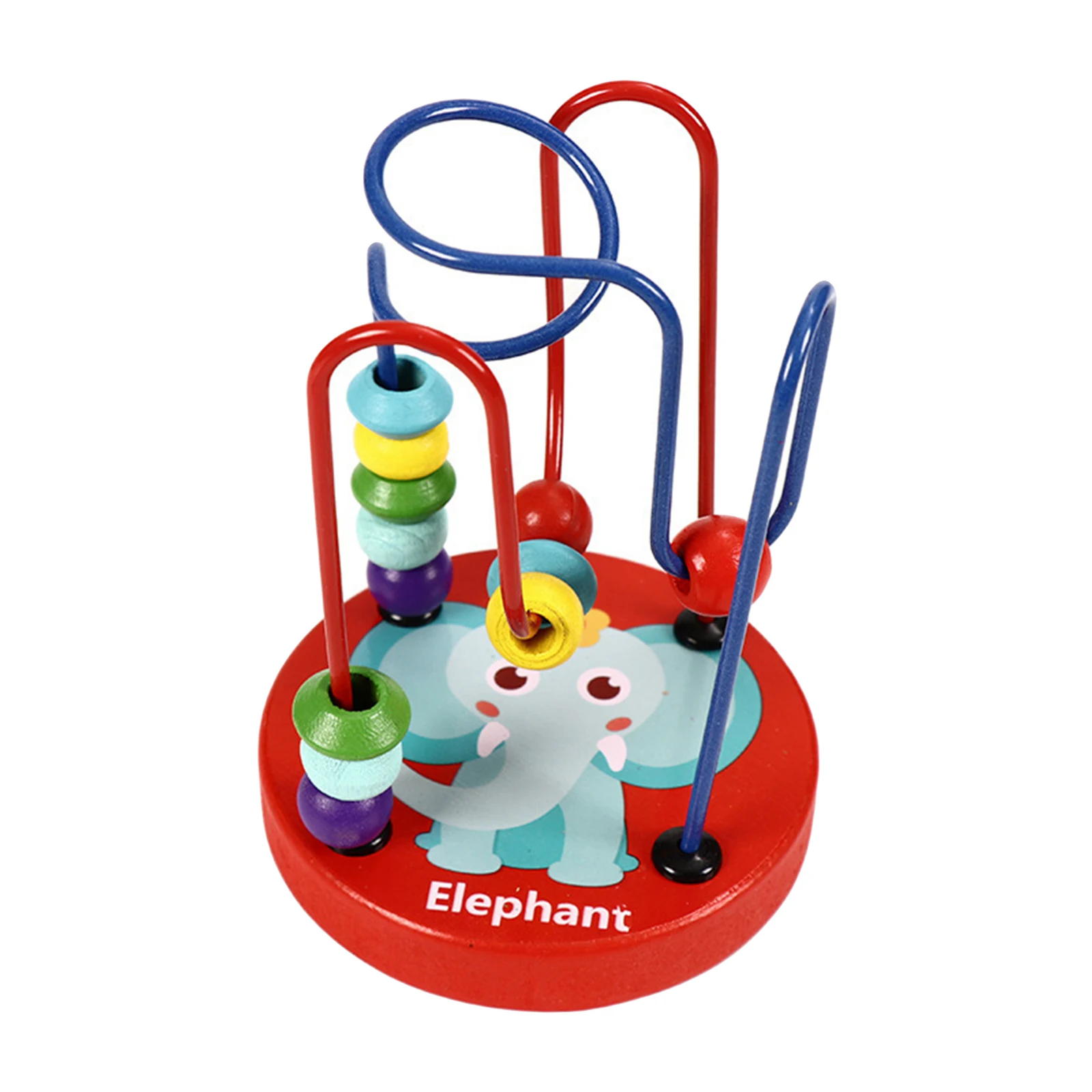 Wooden Animal Roller Coaster Educational Toy Activity Toy Developmental Toy for Ages 3+ Toddlers