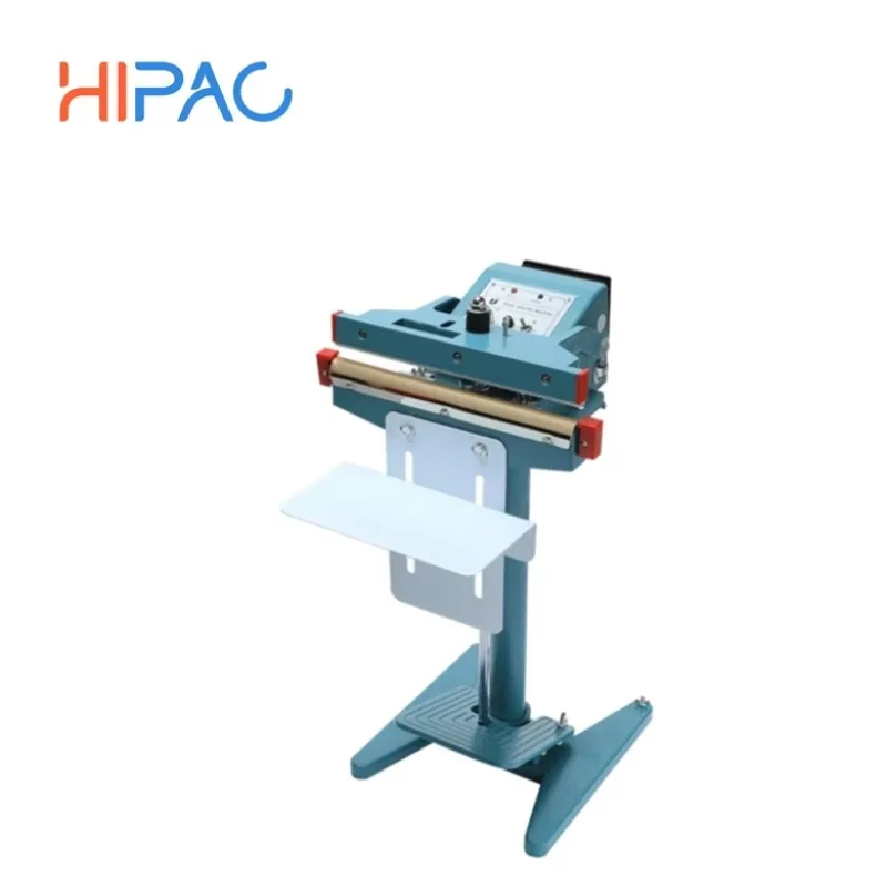 HIPAC PFS-F350 عمودي القدم الألومنيوم الإطار آلة الختم الحراري الثقيلة دواسة السدادة دواسة القدم دفعة السدادة