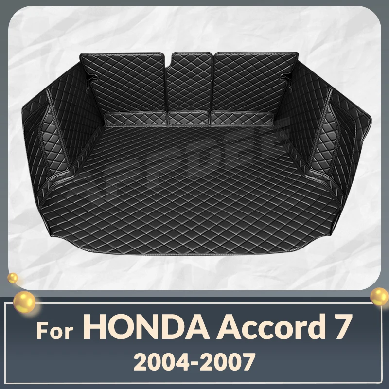 

Auto Full Coverage Trunk Mat For HONDA Accord 7 2004-2007 06 05 Car Boot Cover Pad Cargo Liner Interior Protector Accessories