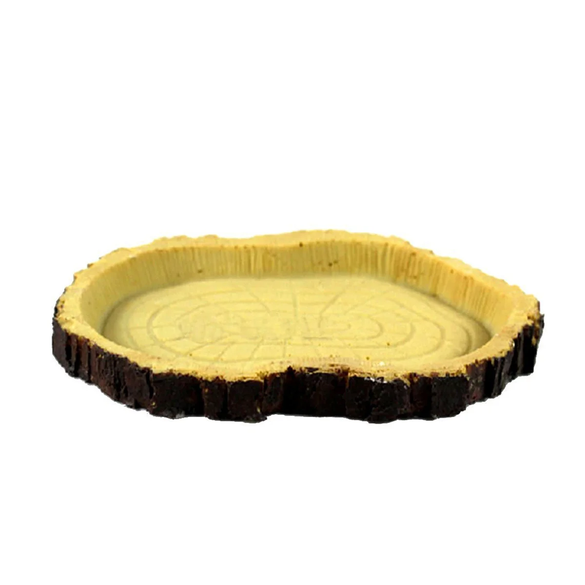 

Resin Feeding Bowl For Reptiles Durable Non-Toxic Food Water Dish Anti-Skip Easy Clean Suitable Turtle Lizard Frog Gecko