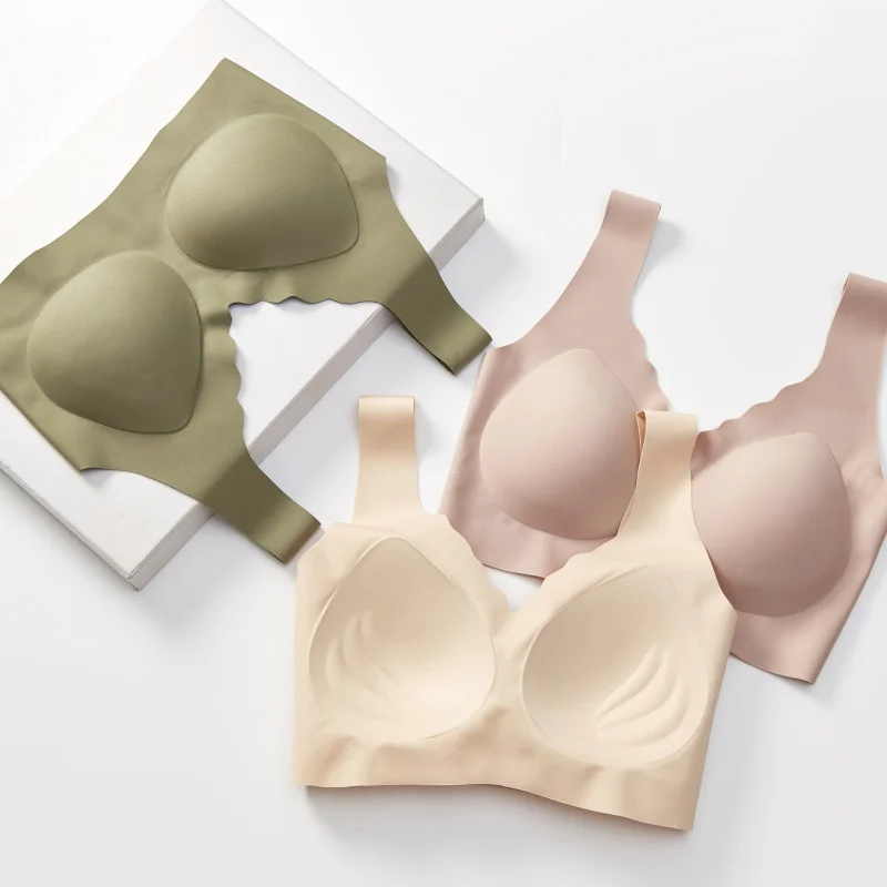 Бесшовные бюстгальтеры, спортивный жилет, дышащее нижнее белье для женщин, бюстгальтер пуш-ап, нижнее белье, сексуальное женское невидимое белье пуш-ап, женское нижнее белье